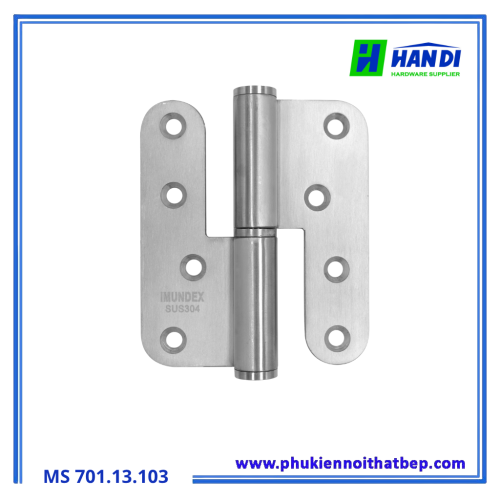 Bản lề Cối IMUNDEX-701.13.103 Inox 304 - Tháo lắp nhanh.