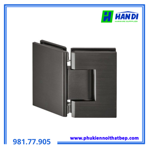 Bản lề kính kính 135º đen HAFELE 981.77.905