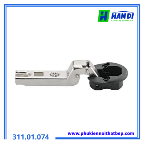 Bản lề kính Metalla Mini trùm nửa HAFELE 311.01.074