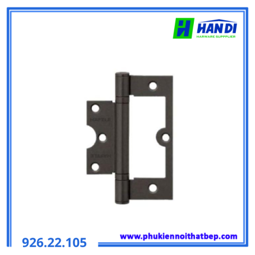 Bản lề lá màu đen mờ 102mm HAFELE 926.22.105