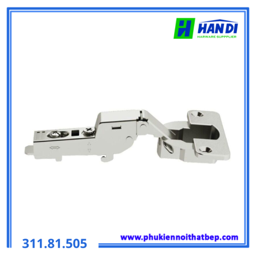 Bản lề Metalla A trùm nửa cho gỗ dày HAFELE 311.81.505