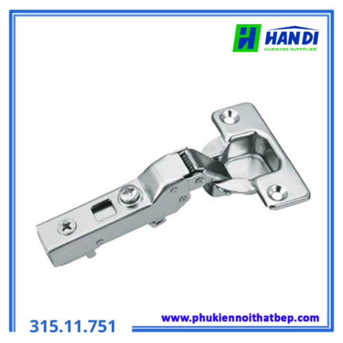 Bản lề SM 110 độ trùm nửa giảm chấn HAFELE 315.11.751