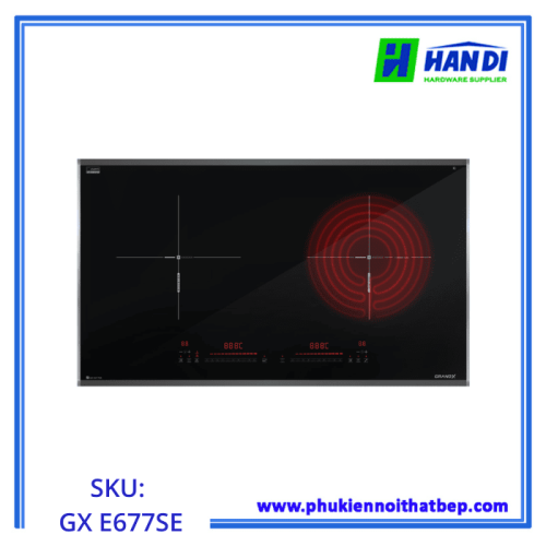 Bếp điện từ 2 vùng nấu GRANDX GX E677SE