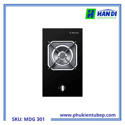 Bếp gas domino 1 vùng nấu MALLOCA MDG 301