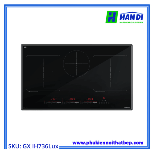 Bếp từ 3 vùng nấu GRANDX GX IH736Lux