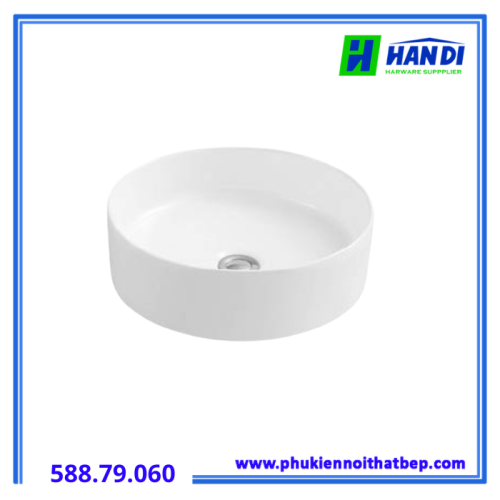 Chậu Lavabo Sứ Đặt Bàn Sapporo Hafele 588.79.060