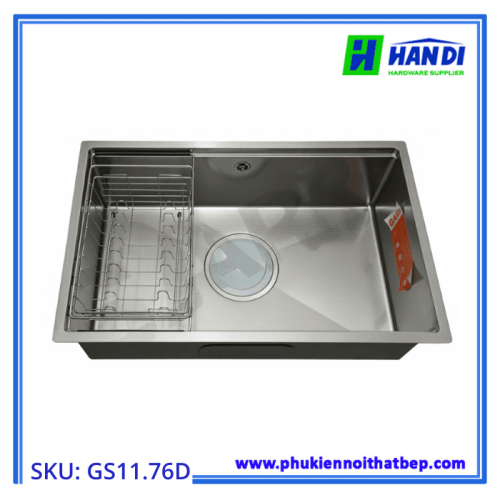 Chậu rửa 1 hố âm bàn đá GARIS GS11.76D