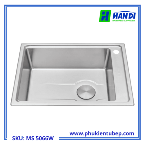 Chậu rửa chén 1 hố inox 304 MALLOCA MS 5066W