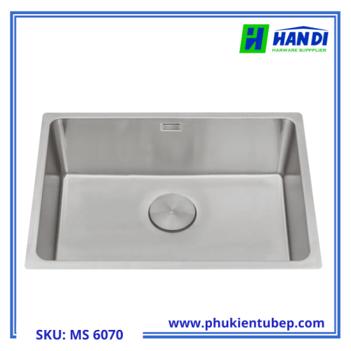 Chậu rửa chén 1 hố inox 304 MALLOCA MS 6070