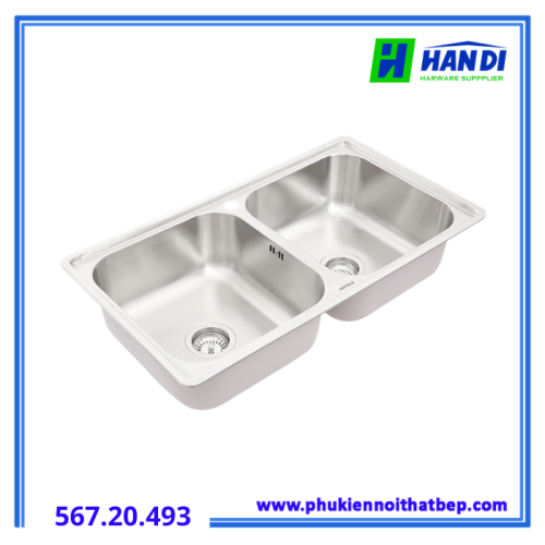 Chậu Rửa HS20-SSN2R90M Hafele 567.20.493