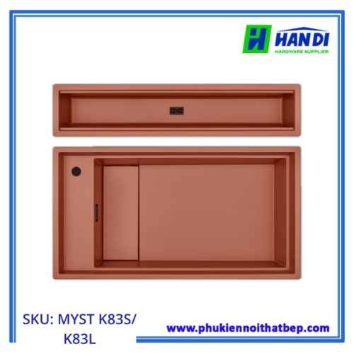 Chậu rửa chén đá MALLOCA MYST K83S, MYST K83L