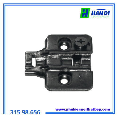 Đế cho bản lề giảm chấn màu đen=KL HAFELE 315.98.656