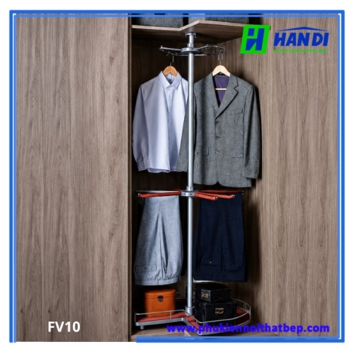 Giá 3 tầng để đồ/Treo quần áo cho góc tủ FV10