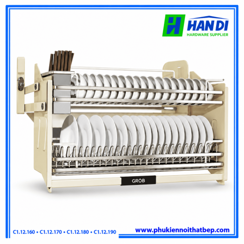 GIÁ BÁT NÂNG HẠ NAN DẸT, INOX XƯỚC MỜ SUS304 C1C304