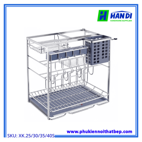 Giá đựng gia vị dao thớt GRANDX XK.25/ 30/ 35/ 40S