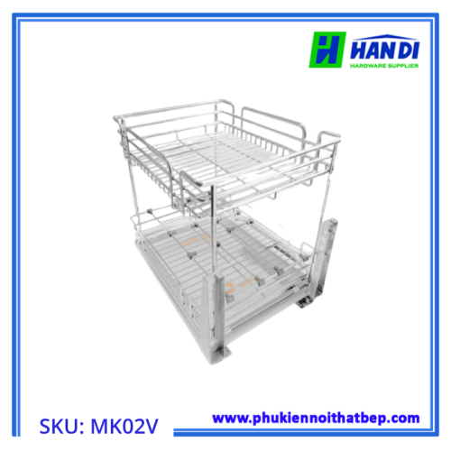 Giá đựng gia vị chai lọ nan Oval GARIS MK02.25V, MK02.30V, MK02.35V, MK02.40V