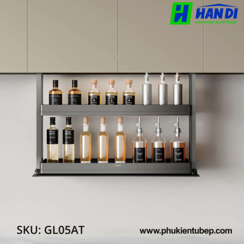 Giá gia vị nâng hạ điện GARIS GL05.7AT, GL05.8AT, GL05.9AT