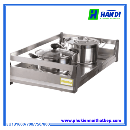 Giá xoong nồi hộp 2 lớp đáy Eurogold EU131600, EU131700, EU131750, EU131800, EU131900