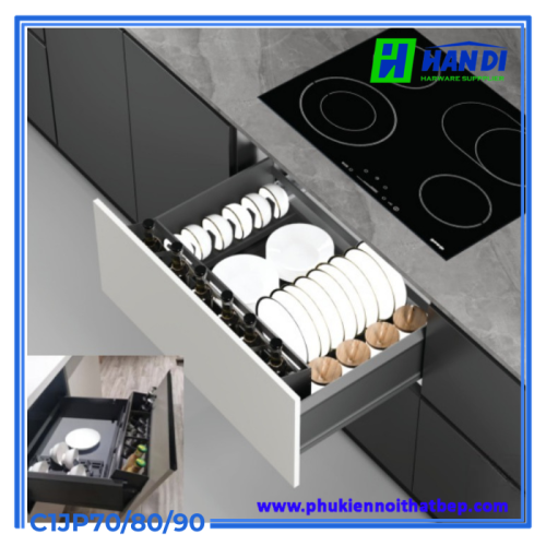 Kệ đựng gia vị, bát đĩa đa năng Grob C1JP70, C1JP80, C1JP90