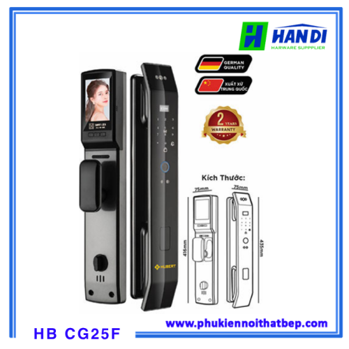Khóa cửa gỗ điện tử Hubert HB CG25F