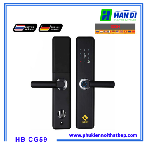 Khóa cửa vân tay Hubert HB CG59