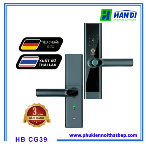 Khóa điện tử cửa gỗ Hubert HB CG39 Mini