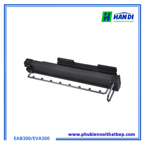 Giá mắc quần áo Eurogold EAB300 8 nốt, ray giảm chấn