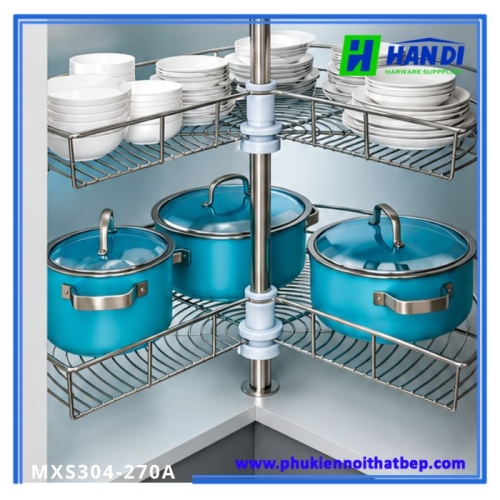 Mâm xoay góc 3/4 hình tròn MXS304-270A