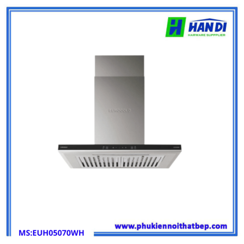 Máy hút mùi chữ T mặt kính đen EUH05070WB-Eurogold