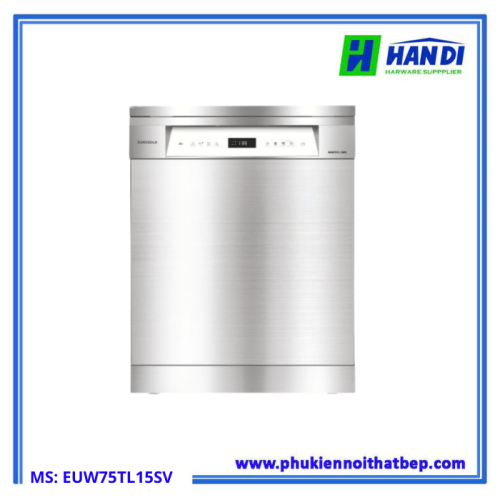 Máy rửa bát độc lập hoặc bán âm tủ EUW75TL15SV-Eurogold