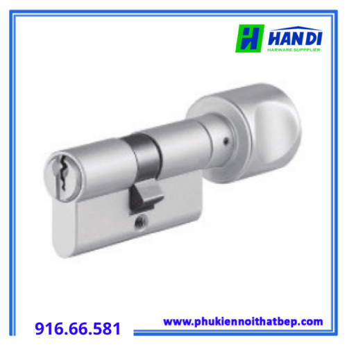 Ruột khóa 1 đầu chìa 1 đầu vặn Hafele 916.66.581