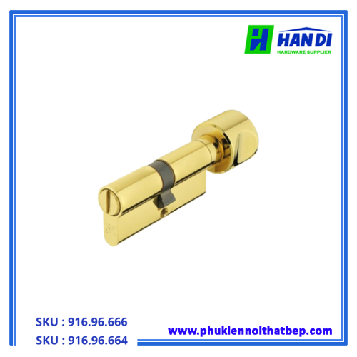 Ruột khóa một đầu chìa, một đầu vặn HAFELE 916.96.666