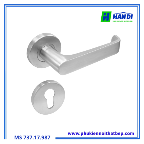 Tay nắm cửa gạt IMUNDEX-737.17.987 Inox 304
