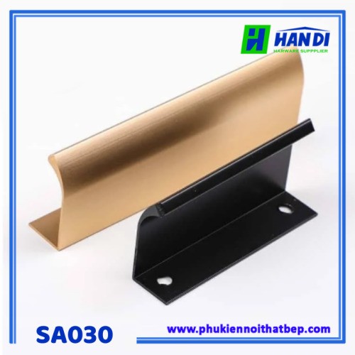 Tay nắm cửa TN SA030 Đen/Vàng Gold