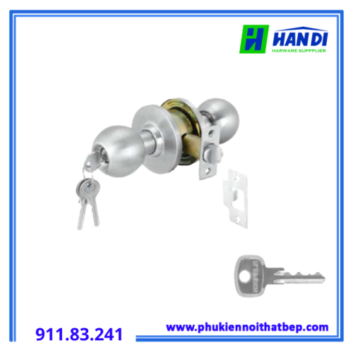 Khóa tay nắm tròn cửa chính loại lớn Hafele 911.83.241