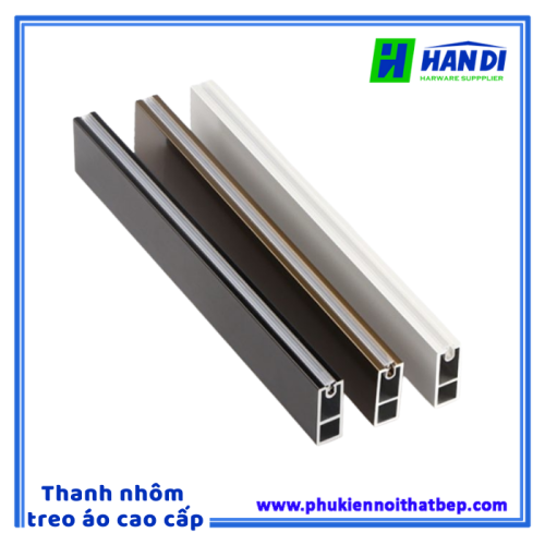Thanh nhôm treo áo cao cấp