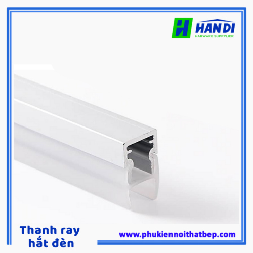 Thanh ray hắt đèn dành cho đợt kính 10x10mm