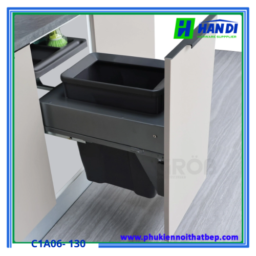 Thùng đựng rác ray âm giảm chấn C1A06-130/C1A06-140