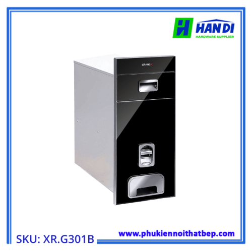 Thùng gạo mặt kính cường lực GRANDX XR.G301B