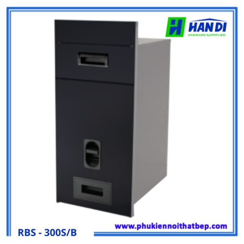 Thùng gạo mặt gương thùng inox 201 RBS - 300S/B