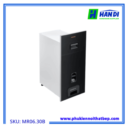 Thùng gạo mặt kính đen, 1 khoang GARIS MR06.30B