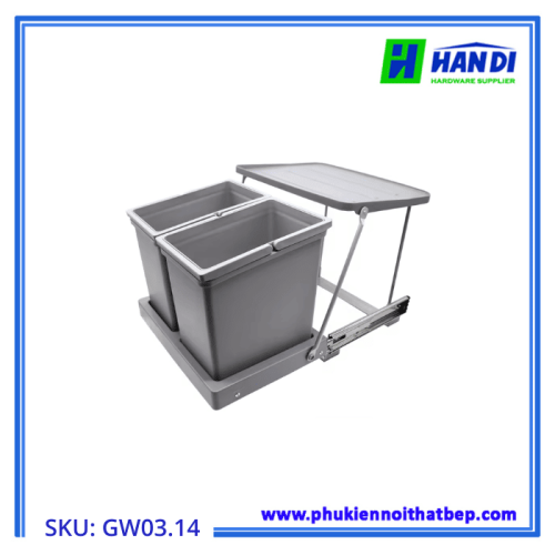 Thùng rác đôi cánh mở GARIS GW03.14