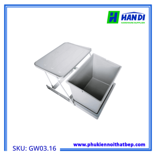 Thùng rác đơn cánh mở GARIS GW03.16
