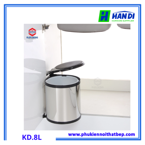 Thùng rác tròn Euroking KD8L