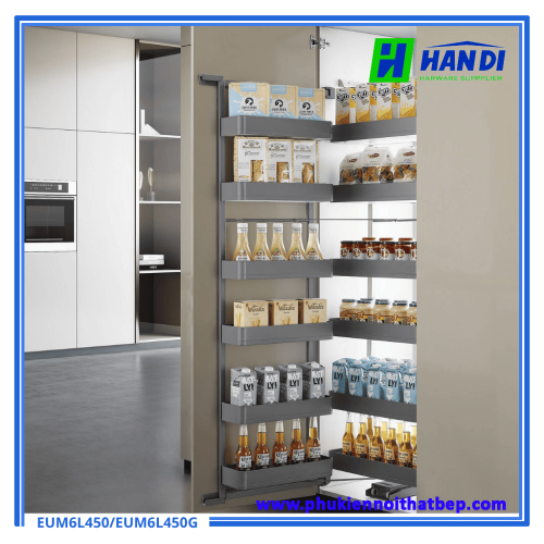 Tủ kho 6 tầng cánh mở nhôm Anode Eurogold EUM6L450, EUM6L450G