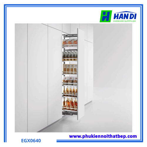 Tủ kho nan dẹt cánh rút mở xoay hai hướng Eurogold EGX0640
