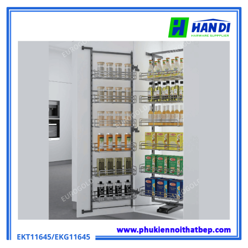 Tủ kho nan tròn 6 tầng cánh mở Eurogold EKT11645, EKG11645